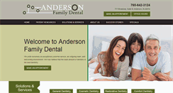 Desktop Screenshot of andersonsmiles.com