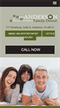 Mobile Screenshot of andersonsmiles.com